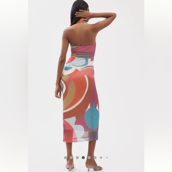 Anthropologie NWT Square-Neck
Halter Midi Dress size M. - Picture 5 of 16